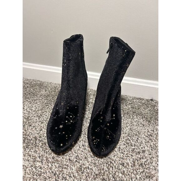 Urban outfitters Margot crushed velvet boots size 6 - Picture 2 of 4